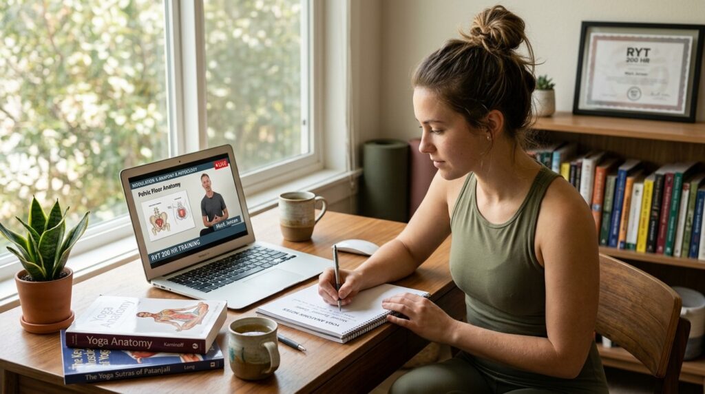 200 hour online yoga teacher training certification